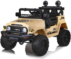 Akumuliatorinis automobilis vaikams Jokomisiada Toyota FJ CruiserHilux PA0301 | spalva: smėlio