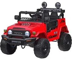 Akumuliatorinis automobilis vaikams Jokomisiada Toyota FJ CruiserHilux PA0301 | spalva: raudona