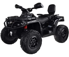 Jokomisiada Baterija-powered quad for children 2 people CAN-AM OUTLANDER 4x4 LED panel PA0326