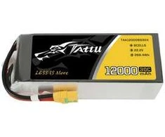 Gens Ace &amp; Tattu Tattu 12000mAh 22.2V 30C 6S1P XT90 akumuliatorius