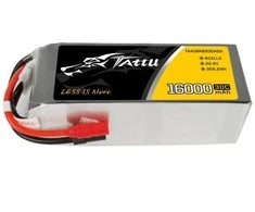 Gens Ace &amp; Tattu Akumuliatorius Tattu 16000mAh 22.2V 30C 6S1P LiPo AS150+XT150