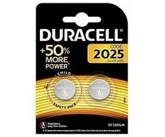 Batteries Duracell. CR2025. 2 pcs