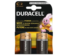 Batteries Duracell. LR14. 2 pcs