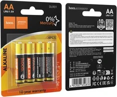 Alkaline battery R6 (AA) Hoco DLR01 4 pcs