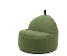 Beanbag SoSoft Round XL Teddy. olive žalias
