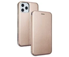 Beline Book Magnetic dėklas Apple iPhone 12/12 Pro 6.1" rožinio aukso spalvos