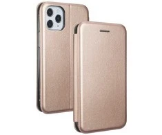 Beline Book Magnetic Apple iPhone 12 mini dėklas rožinio aukso spalvos