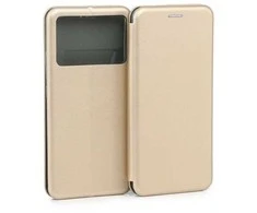 Beline Book Magnetic Poco X6 Pro dėklas telefonui aukso spalvos