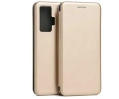 Beline Book Magnetic Vivo X51 dėklas telefonui aukso spalvos