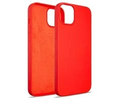 Beline Silikoninis Apple iPhone 15 Plus 6.7" dėklas telefonui raudonos spalvos