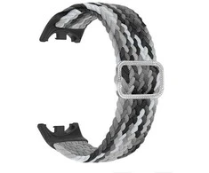 Beline apyrankė Mi Band 9/8 Nylon juodos ir baltos spalvos