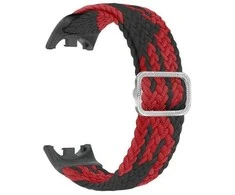 Beline apyrankė Mi Band 9/8 Nylon juodos ir raudonos spalvos