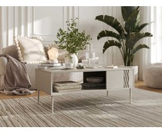 Cama Meble TRESSE suolas/stalas 110x60x40 kašmyro matinė spalva