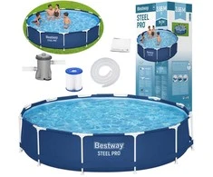 Bestway Karkasinis baseinas 366 cm x 76 cm 7in1 Siurblys + Filtras 56681