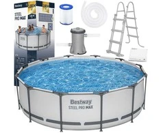 „BestWay Pool Steel Pro MAX“ baseino komplektas, apvalus, 366 x 100 cm