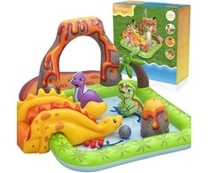 Bestway Vanduo Playground DINOSAURS 262x188x102cm with slide and accessories 53172