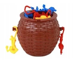 Jokomisiada Timed skill game MONKEY ROPE - falling monkeys from the basket GR0685