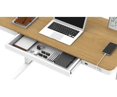 Activejet desk with electric height adjustment 140x70 ET119W-C baltas/oak