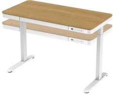 Activejet desk with electric height adjustment 140x70 ET119W-C baltas/oak