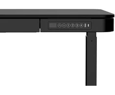 „Activejet“ stalas su elektriniu aukščio reguliavimu 140x70 ET119W-C juodas
