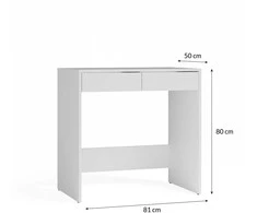 Top E Shop MARINA 2S Desk, Baltas