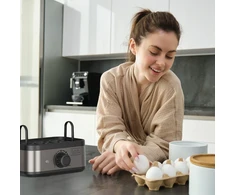 Black &amp; Decker juodas+decker Juodas &amp; Decker BXKS4800E 400 W 6-egg egg cooker
