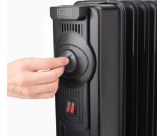 Black &amp; Decker juodas+decker Juodas &amp; Decker BXRA2000E oil-filled radiator