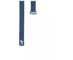 Mėlyna Connect hibrīdā ādas-silīcija magnētiskā cilpa siksna 22mm (M/L 130mm) Midnait Mėlyna