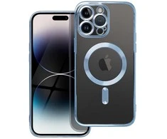 OEM dėklas, skirtas iPhone 17 Pro Max / 18 Pro Max (žemas kameros kraštas), Electro Mag dėklas, suderinamas su MagSafe mėlynas