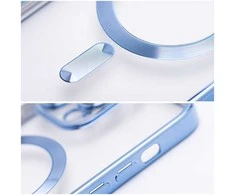 OEM dėklas, skirtas „iPhone 14 PRO“ su „Electro Mag Cover“, suderinamas su „MagSafe“ mėlynas