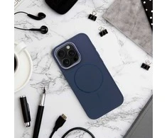 OEM dėklas, skirtas „iPhone 17 AIR Frame Mag Cover“, suderinamas su „MagSafe“, tamsiai mėlynas