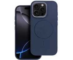 OEM dėklas, skirtas „iPhone 16 PRO MAX Frame Mag Cover“, suderinamas su „MagSafe“, tamsiai mėlynas