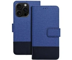 OEM atverčiamas dėklas iPhone 16 PRO Gomma Book mėlynas