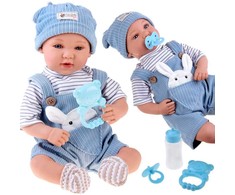 Jokomisiada Interactive BOBAS doll 46cm - in mėlynas shorts + accessories ZA5835