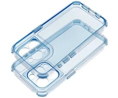 OEM dėklas, skirtas iPhone 17 AIR Matrix Clear, mėlyna
