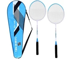 Jokomisiada Rackets Badminton rackets + case Set mėlynas or pink SP0826