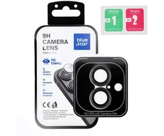 BlueStar Blue Star Camera Lens Protector Mėlynas STAR Easy Install for IPHONE 16 / 16 PLUS juodas