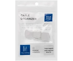 BlueStar Blue Star PJ-OCZ7 magnetic cable organizer - baltas (3 pcs.)