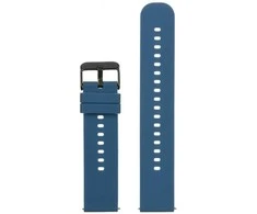 Pacific U27 rubber watch strap - navy mėlynas/juodas - 20mm