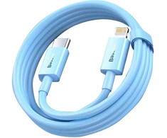 USB-C su Lightning kabeliu Baseus, PD 20W 1m (mėlyna)