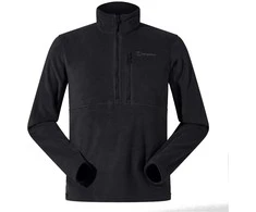 BERGHAUS Prism Half Zip Polartec® Fleece - men's fleece sweatshirt, dydis L (juodas)