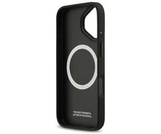 BMW M anglies pluošto logotipo „MagSafe“ dėklas, skirtas „iPhone 17“ – juodas ir pilkas