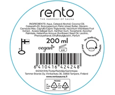 Body butter Rento Arctic Berries. 200 ml Baltas col.