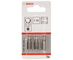 Bosch Torx antgalis T30, l=25mm 3 vnt, Extra Hart