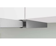 Bosch Serie 2 DFM064W55 gartraukis Semi built-in (pull out) Metallic, Sidabrinis 394 m³/h