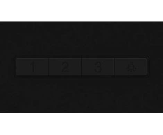 Bosch Serie 4 DWB95CC60 gartraukis Wall-mounted Juodas 594 m³/h