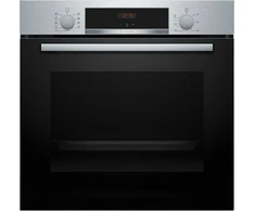 Bosch Serie 4 HBA514BS3 orkaitė 71 L 3400 W Juodas, Nerūdijantis plienas