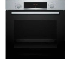 Bosch Serie 4 HBA534ES3 orkaitė 71 L 3400 W Juodas, Nerūdijantis plienas