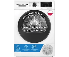 Skalbinių džiovyklė BOSCH WQG241ALPL