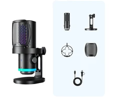 BOYA CastMic G40 laidinis USB-C žaidimų mikrofonas - Juodas